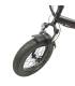 Rueda delantera de la Bici eléctrica Zwheel Rider Rock barata color negro