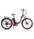 Bicicleta eléctrica de paseo IC-e Essens color roja en oferta
