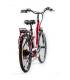 Bici eléctrica de paseo IC-e Essens color roja en rebajas