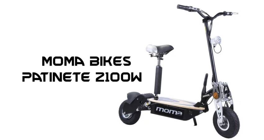  Moma Bikes Patinete 2100W, el e-scooter con asiento 